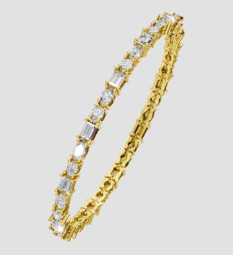 Diamond Tennis Bracelet, Elegant Wedding Jewelry, Bridal Gift