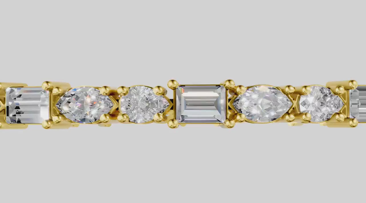Diamond Tennis Bracelet, Elegant Wedding Jewelry, Bridal Gift