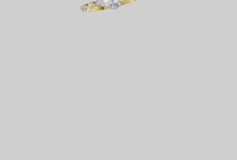 Oval Lab Grown Diamond Engagement Ring, Yellow Gold Promise Ring, Vintage Diamond Ring, Bridal Ring, Anniversary Gift for Her
